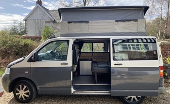 The White Pearl - VW T5 Campervan from £85.00 p.d. - Goboony