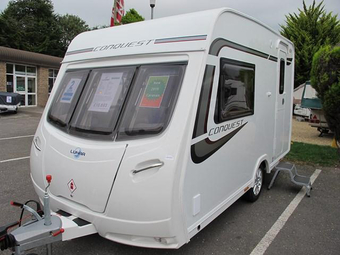 Lunar Conquest EK, 2 Berth, (2015) New Touring Caravan for sale