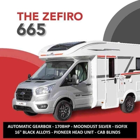 Roller Team Zefiro 665, 4 Berth, (2024) New Motorhomes for sale