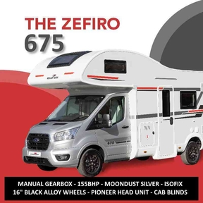 Roller Team ZEFIRO 675, 6 Berth, (2024) New Motorhomes for sale