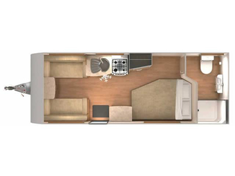 Lunar Quasar 544, 4 Berth, (2015) New Touring Caravan for sale