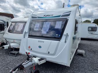 Elddis Xplore 554, 4 Berth, (2017) Used Touring Caravan for sale