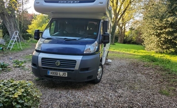 Rent this Fiat motorhome for 6 people in Nottinghamshire from £78.00 p.d. - Goboony