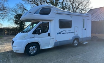 Rent this Fiat motorhome for 5 people in Suffolk from £72.00 p.d. - Goboony