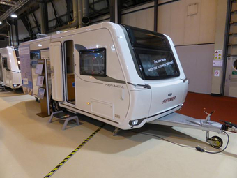 Hymer Nova 585 GL, 4 Berth, (2015) New Touring Caravan for sale