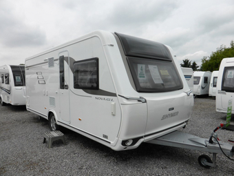 Hymer Nova 545 GL, 4 Berth, (2015) New Touring Caravan for sale
