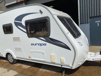 Europa Sterling 570, 6 berth, (2011) Used - Good condition Touring Caravan for sale