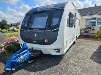 Swift Eccles 560, 4 berth, (2018) Used - Average condition for age Touring Caravan for sale