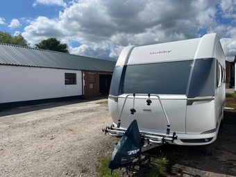 Hobby 540 UFE, 4 berth, (2014) Used - Good condition Touring Caravan for sale