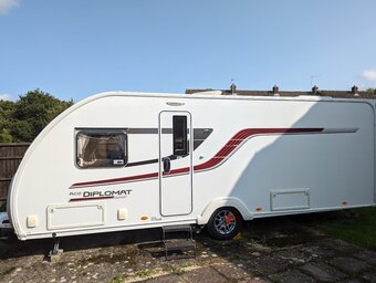 Swift Ace Diplomat, 4 berth, (2015) Used - Good condition Touring Caravan for sale