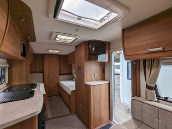 Elddis Affinity 574, 4 berth, (2014) Used - Good condition Touring Caravan for sale