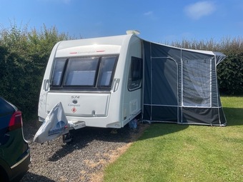 Compass Kensington 574, 4 berth, (2016) Used - Good condition Touring Caravan for sale