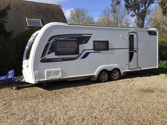 Coachman Laser 620/4, 4 berth, (2016) Used - Good condition Touring Caravan for sale