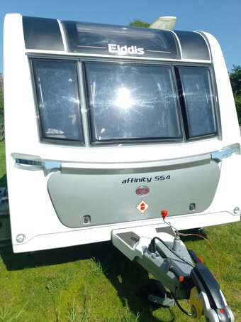 Elddis AFFINITY 554, 4 berth, (2018) Used - Good condition Touring Caravan for sale
