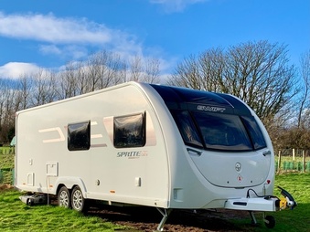 Swift Sprite Super Quattro FB, 6 berth, (2022) Used - Good condition Touring Caravan for sale