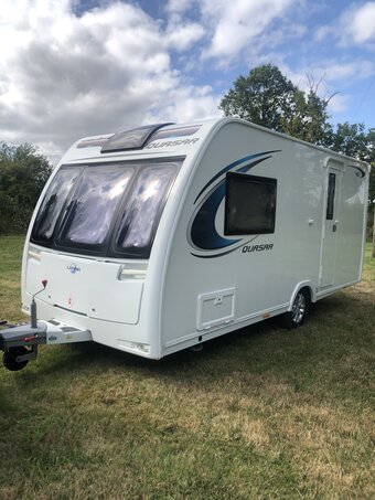 Lunar Quasar 462, 2 berth, (2018) Used - Good condition Touring Caravan for sale