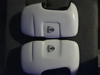 Ford transit motor home wing mirror protectors white from prima leasure 