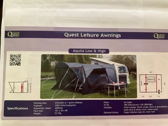 Westfield Aquila 320, Drveaway Awning