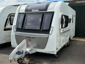 Elddis Affinity 482, 2 berth, (2017) Used - Good condition Touring Caravan for sale