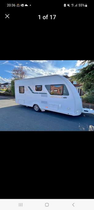 Swift Sprite Alpine, 4 berth, (2019) Used - Good condition Touring Caravan for sale