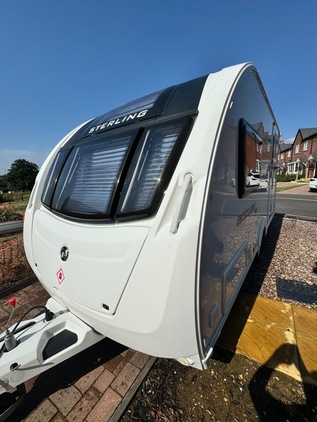 Sterling ECCLES TOPAZ, 2 berth, (2015) Used - Good condition Touring Caravan for sale