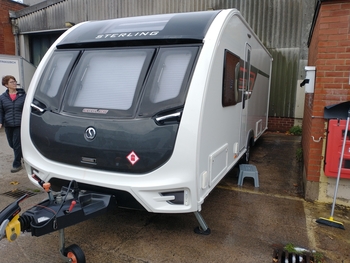 Sterling Eccles 580, 4 berth, (2017) Used - Good condition Touring Caravan for sale