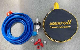 Aquaroll mains adapter kit with extension pipe 