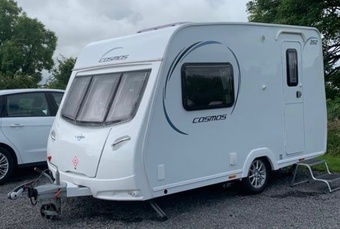 Lunar Cosmos, 2 berth, (2014) Used - Good condition Touring Caravan for sale