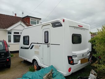 Coachman Vision 380/2, 2 berth, (2014) Used - Good condition Touring Caravan for sale