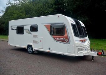 Bailey Unicorn Cadiz, 4 berth, (2013) Used - Good condition Touring Caravan for sale