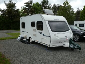 Sprite Alpine 4, 2 berth, (2008) Used - Good condition Touring Caravan for sale