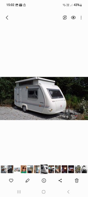 Rapido Club 31 tdl Evolution , 2 berth, (1999) Used - Good condition Touring Caravan for sale