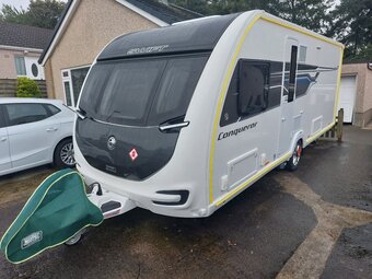 Swift Conqueror 580, 4 berth, (2022) Used - Good condition Touring Caravan for sale