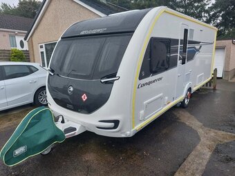 Swift Conqueror 580, 4 berth, (2022) Used - Good condition Touring Caravan for sale