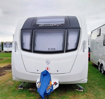 Swift Expression 584, 4 berth, (2017) Used - Good condition Touring Caravan for sale