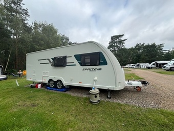 Swift Sprite Super Quattro DB, 6 berth, (2019) Used - Good condition Touring Caravan for sale