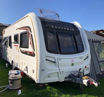 Coachman VIP 545/4, 4 berth, (2015) Used - Good condition Touring Caravan for sale