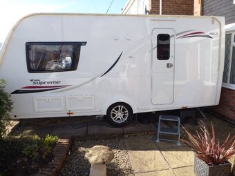 Elddis Supreme 462, 2 berth, (2014) Used - Good condition Touring Caravan for sale