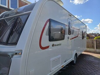 Elddis AVANTE 550 - Sherwood Edition, 4 berth, (2018) Used - Good condition Touring Caravan for sale