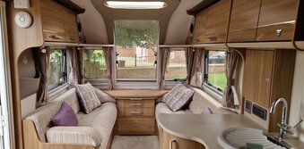 Bailey Unicorn Barcelona, 4 berth, (2017) Used - Good condition Touring Caravan for sale