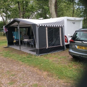 Isabella Standard 250/300 Awning with carbon poles Reduced for quick sale