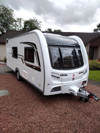 Coachman VIP 520/4, 4 berth, (2014) Used - Good condition Touring Caravan for sale
