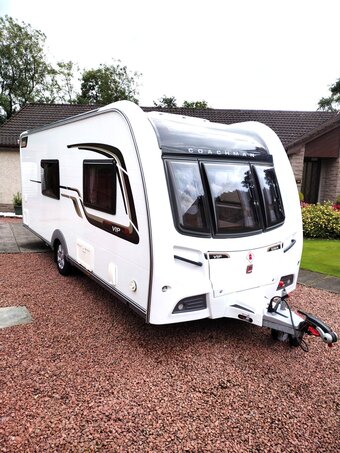 Coachman VIP 520/4, 4 berth, (2014) Used - Good condition Touring Caravan for sale