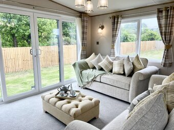 ABI Ambleside ** Luxury Villa with decking on exclusive new location * Free fees to 2026 , > 7 berth, (2023) Brand new Static Caravans for sale