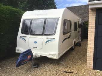 Bailey Olympus 540-5, 5 berth, (2012) Used - Average condition for age Touring Caravan for sale