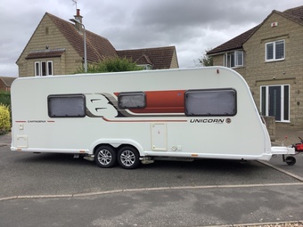 Bailey Unicorn Cartagena 3, 4 berth, (2016) Used - Good condition Touring Caravan for sale