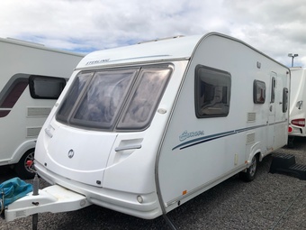 Sterling Europa 530, 5 berth, (2008) Used - Average condition for age Touring Caravan for sale