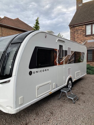 Bailey unicorn cadiz v, 4 berth, (2022) Used - Good condition Touring Caravan for sale