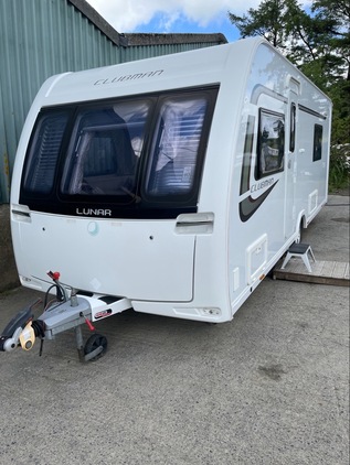Lunar Clubman SB, 4 berth, (2015) Used - Good condition Touring Caravan for sale