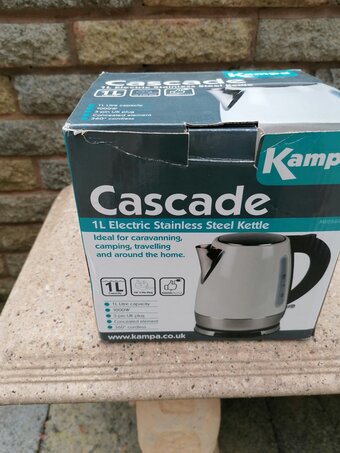 Electric kettle specifically for caravan or Motorhome. 